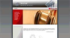 Desktop Screenshot of hazarhukuk.com