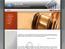 Tablet Screenshot of hazarhukuk.com